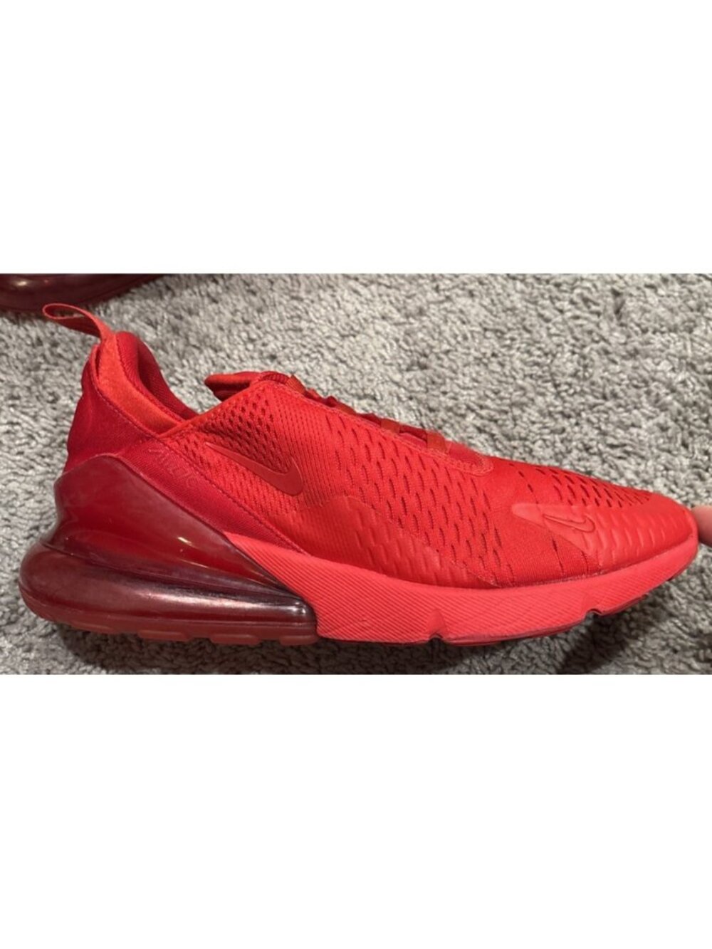 Nike Air Max 270 University Red Triple Red CV7544-600 Men’s Size 11